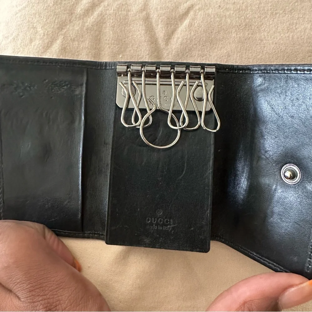 Authentic Gucci All Black Key Fob - Picture 7 of 7
